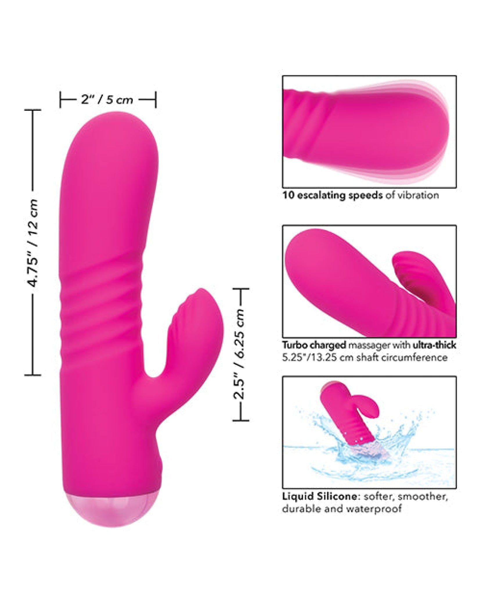 Doll Authority Vibrators Thicc Chubby Honey - Pink