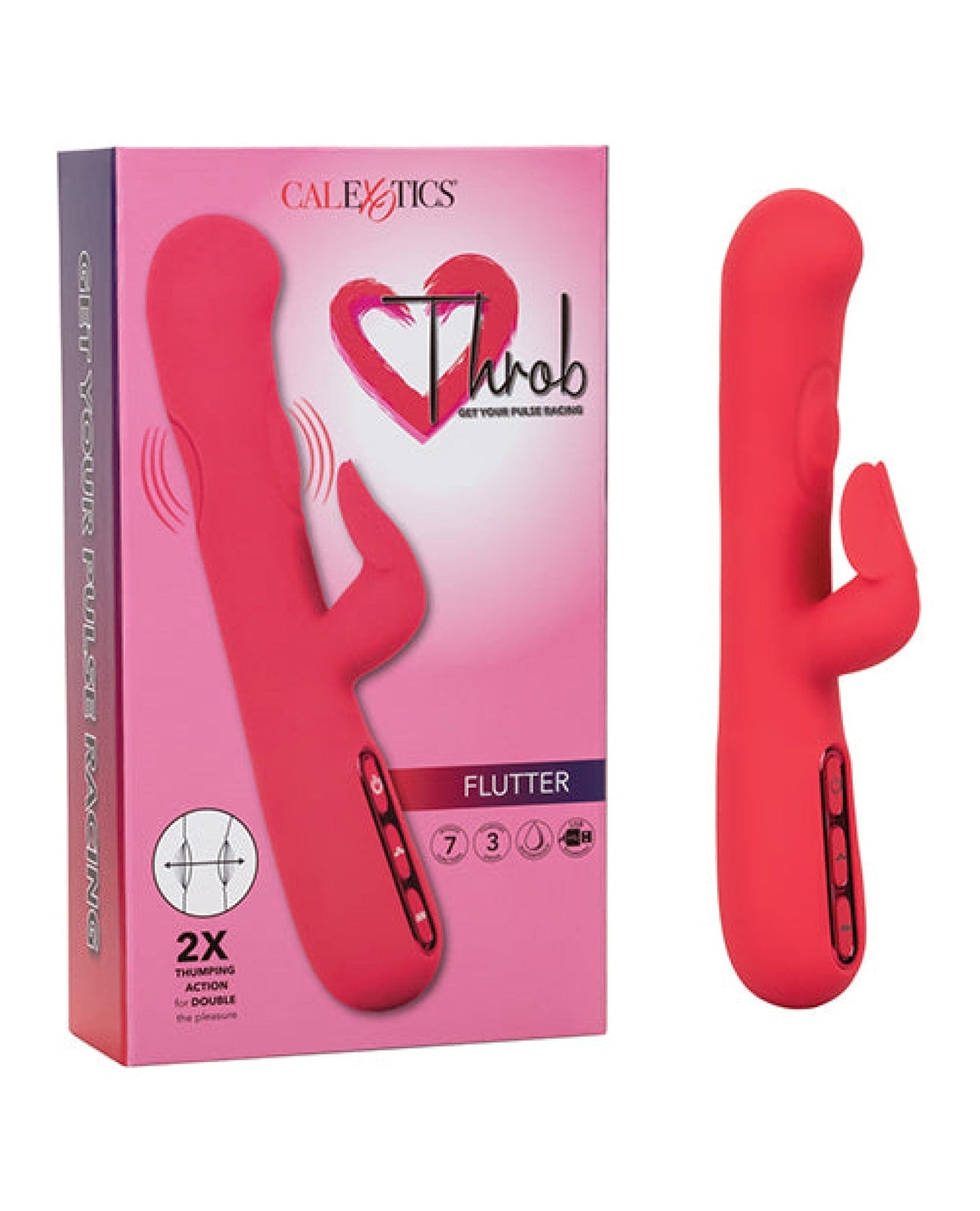 Doll Authority Vibrators Throb Flutter - Pink