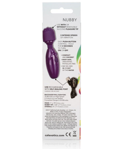 Doll Authority Vibrators Tiny Teasers Nubby - Purple