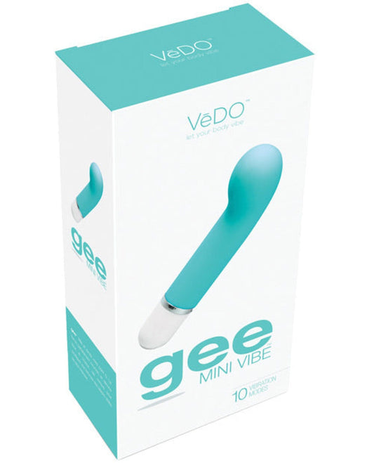 Doll Authority Vibrators Vedo Gee Mini Vibe - Tease Me Turquoise