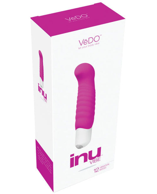 Doll Authority Vibrators Hot In Bed Pink Vedo Inu Mini Vibe