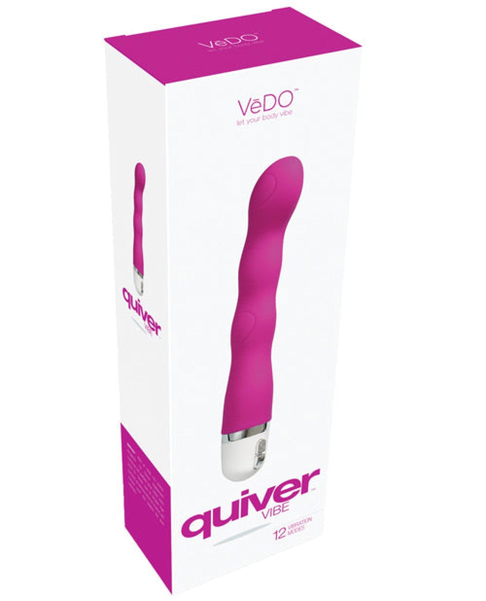 Doll Authority Vibrators Hot In Bed Pink Vedo Quiver Mini Vibe
