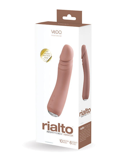 Doll Authority Vibrators Mocha Vedo Rialto Rechargeable Vibe