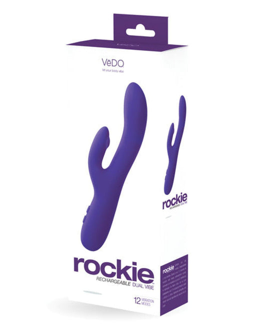 Doll Authority Vibrators Indigo Vedo Rockie Rechargeable Dual Vibe