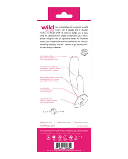 Doll Authority Vibrators Vedo Wild Rechargeable Dual Vibe