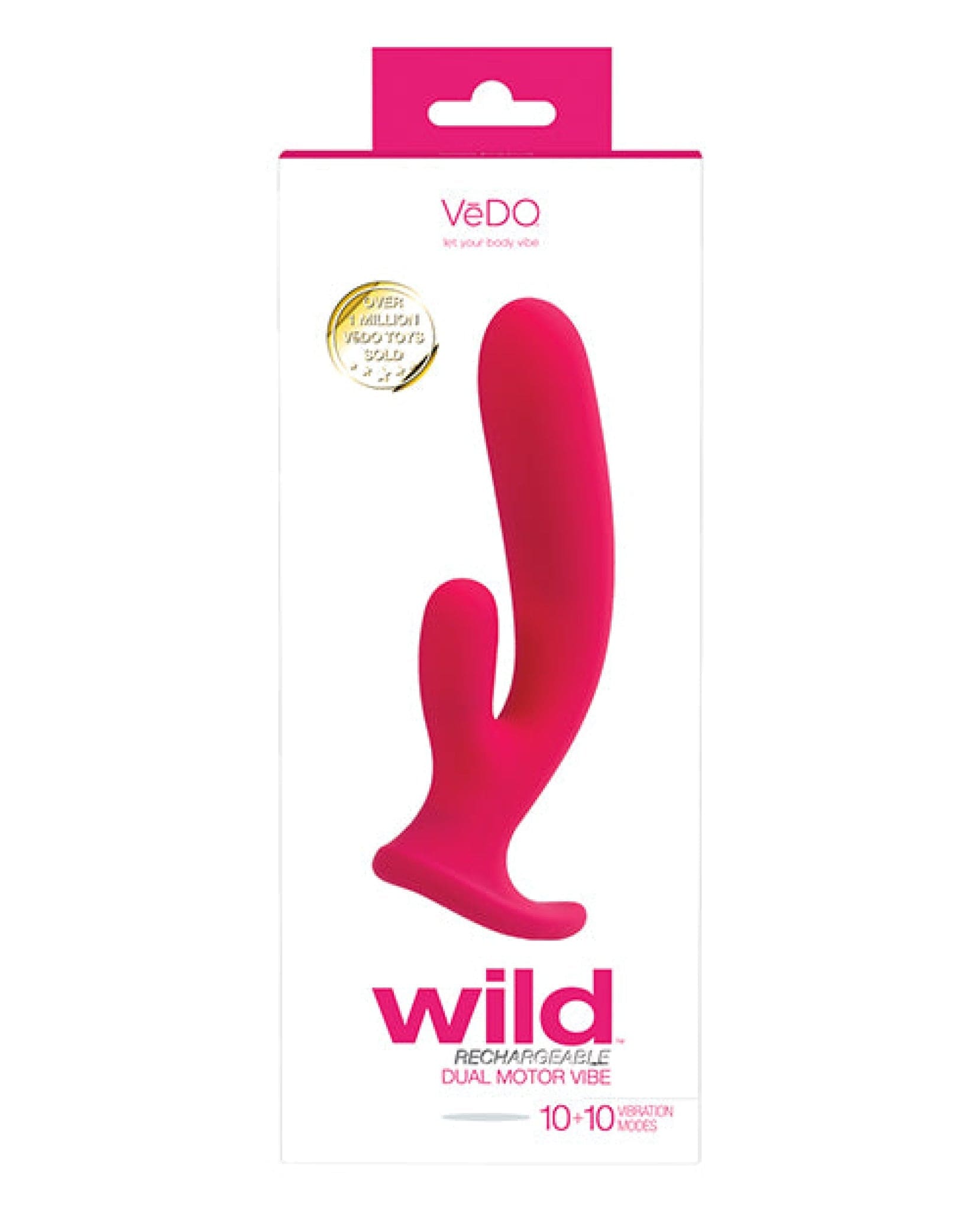 Doll Authority Vibrators Vedo Wild Rechargeable Dual Vibe