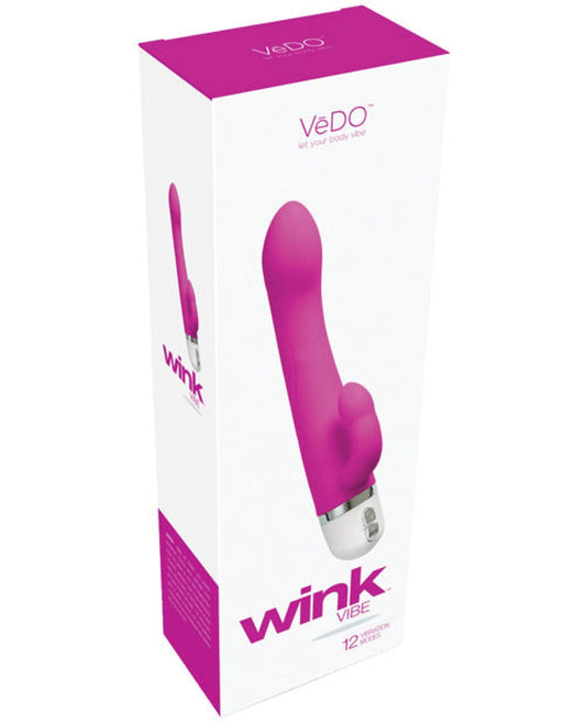 Doll Authority Vibrators Hot In Bed Pink Vedo Wink Mini Vibe