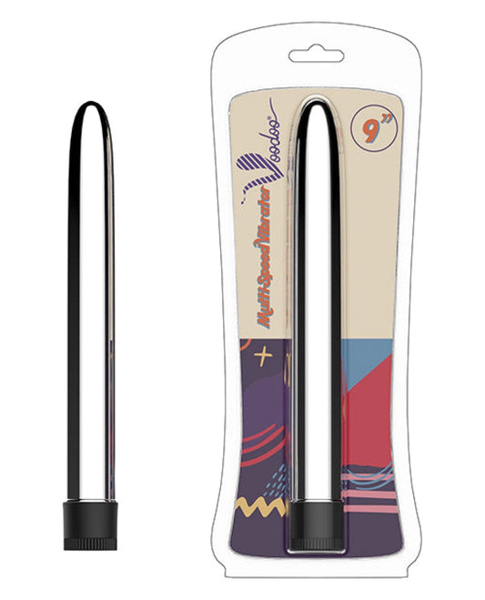 Doll Authority Vibrators Voodoo 9" Multi Speed Vibrator - Silver