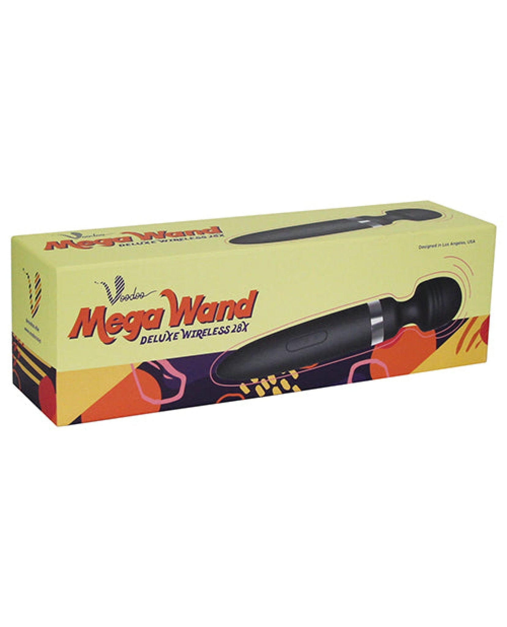 Doll Authority Vibrators Black Voodoo Deluxe Mega Wand 28x
