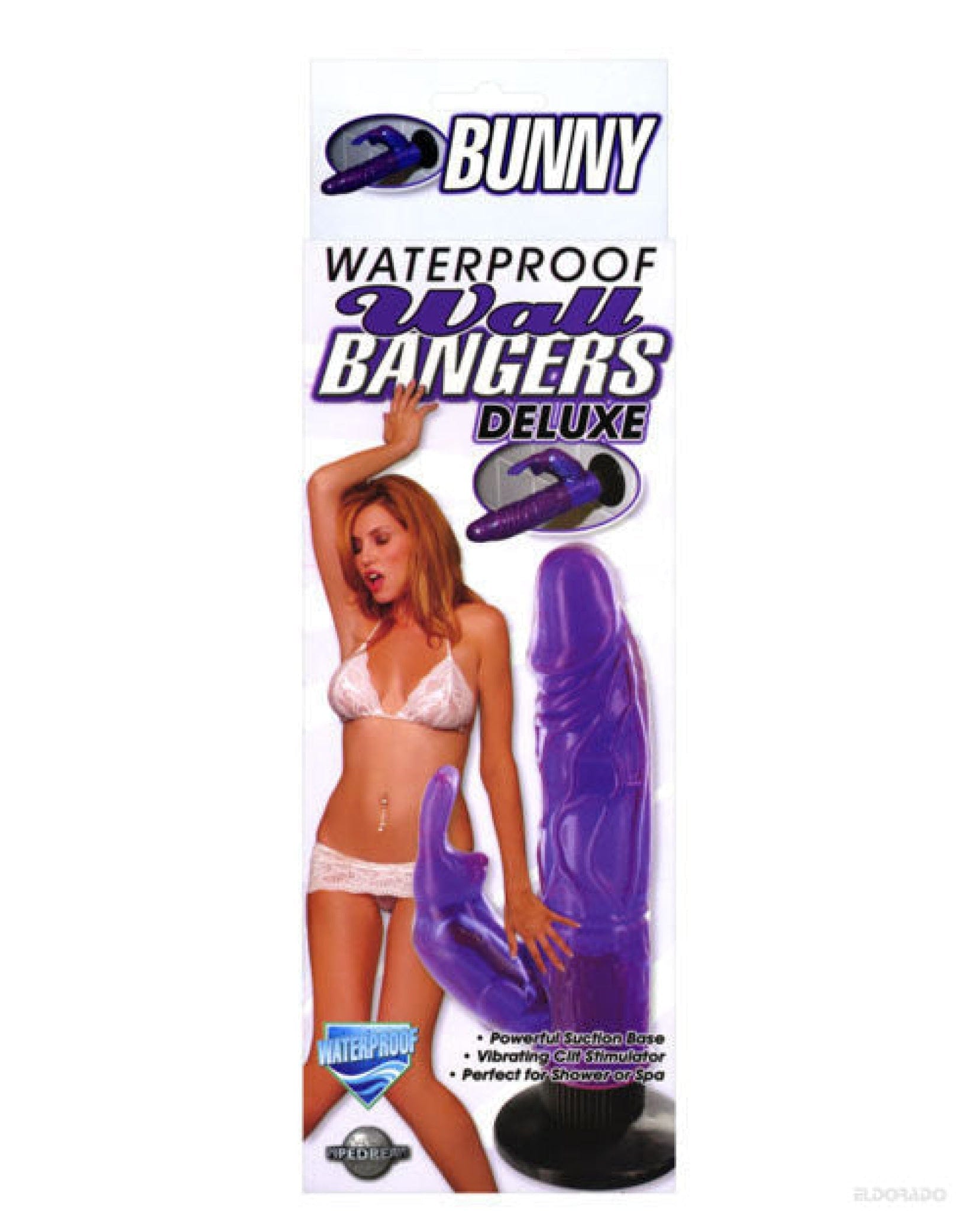 Doll Authority Vibrators Wall Bangers Deluxe Bunny Waterproof - Purple