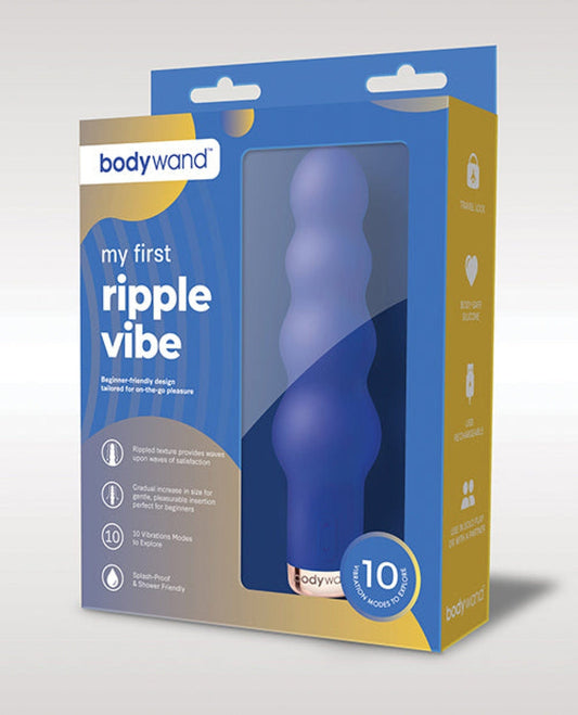 Doll Authority Vibrators Xgen Bodywand My First Ripple Vibe - Blue