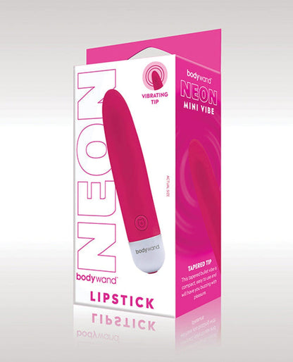 Doll Authority Vibrators Pink Xgen Bodywand Neon Mini Lipstick Vibe - Neon