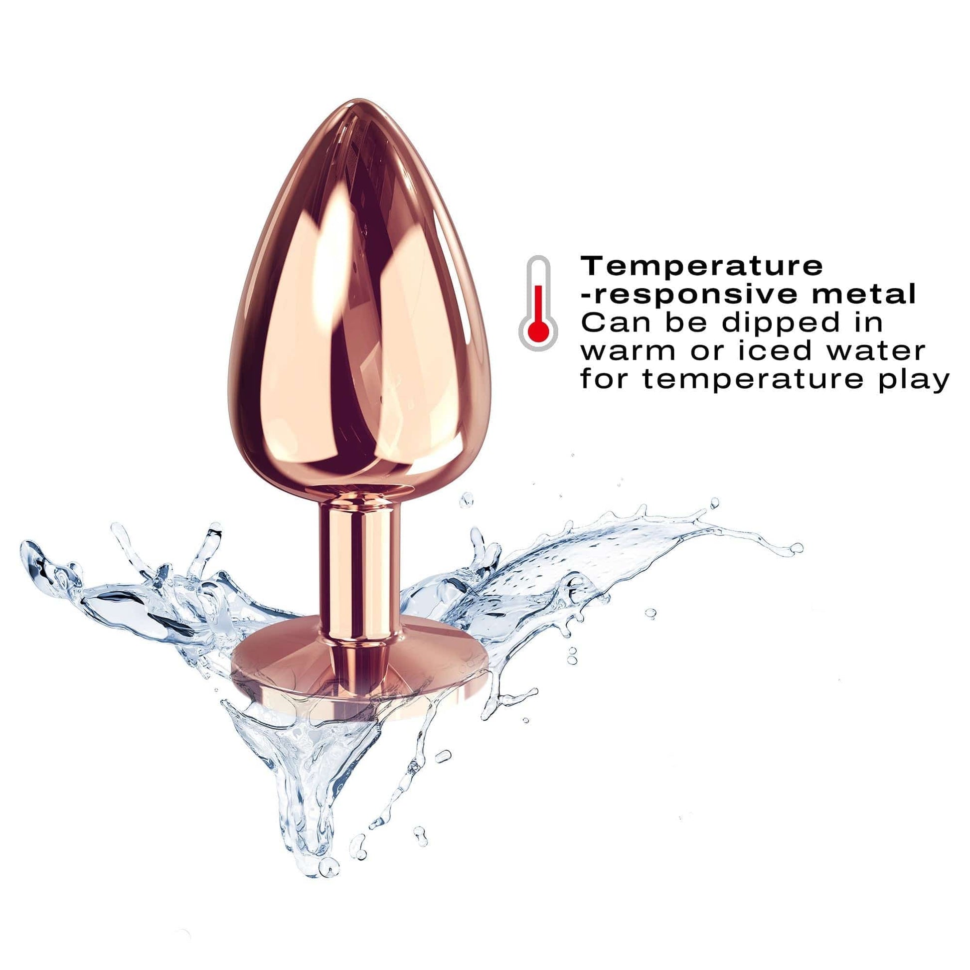 Dorcel Anal Toys Diamond Plug Rose Gold Large