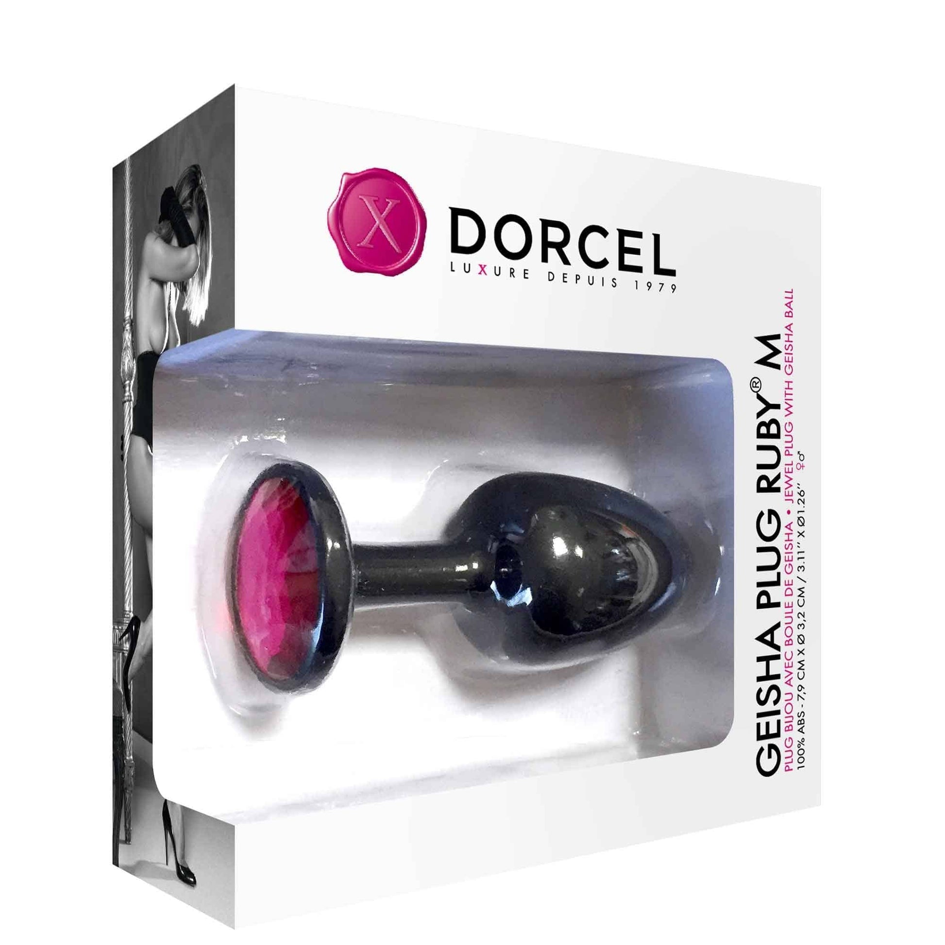 Dorcel Anal Toys Geisha Plug Ruby Medium