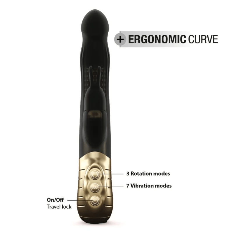 Dorcel Vibrators BABY RABBIT BLACK & GOLD 2.0 - RECHARGEABLE