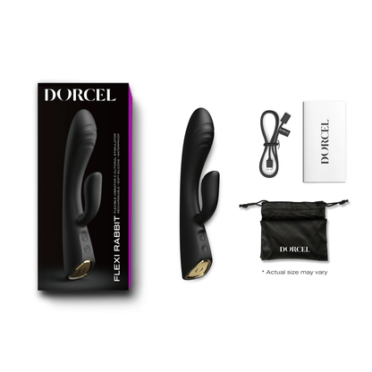 Dorcel Vibrators FLEXI RABBIT BLACK