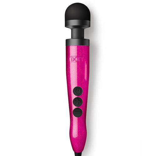 DOXY Vibrators Die Cast 3 - Breast Cancer Awareness Edition - Hot Pink