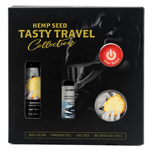 Earthly Body Lubes Tasty Travel Gift Set (2 oz, Pineapple Scent)