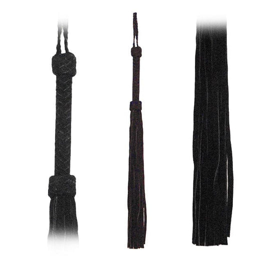 Fetissimo Other Flogger Black Suede Tails 30in