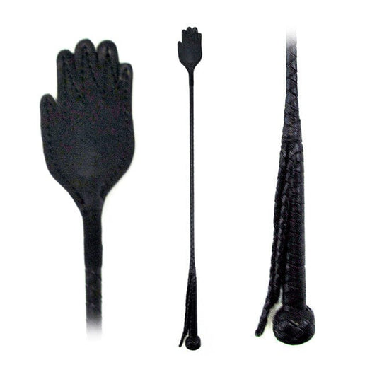 Fetissimo Other Riding Crop Hand Slap Leather 26in