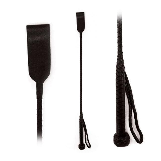 Fetissimo Other Riding Crop Hog Slapper Leather 26in