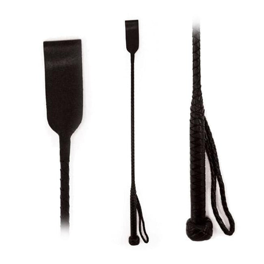 Fetissimo Other Riding Crop Hog Slapper Leather 26in