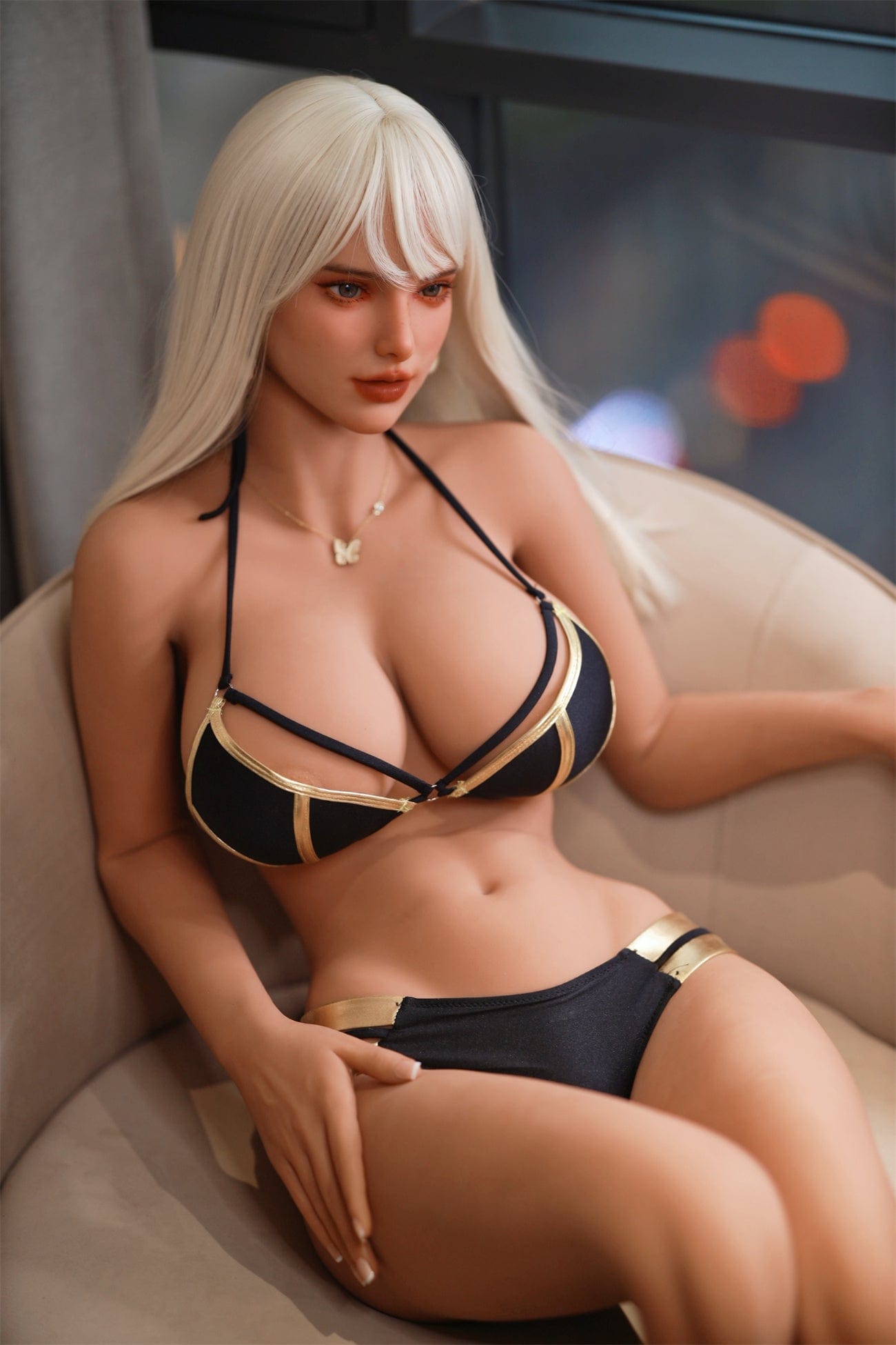 FireDoll SEX DOLL Hedi 166cm Big Boobs White Hair Sex Doll (EU Stock) - FireDoll