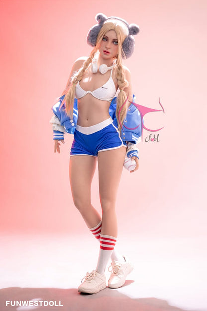 FunWest SEX DOLL Eudora 159cm (A-Cup) TPE Blonde Doll - FunWest (USA Stock)