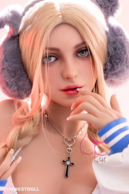 FunWest SEX DOLL Eudora 159cm (A-Cup) TPE Blonde Doll - FunWest (USA Stock)