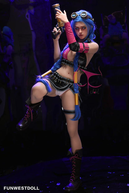 FunWest SEX DOLL Jinx 159cm (A-Cup) TPE Anime Doll - FunWest (EU Stock)
