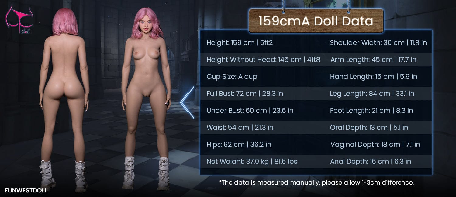 FunWest SEX DOLL Sakura 159cm (A-Cup) TPE Anime Doll - FunWest (USA Stock)
