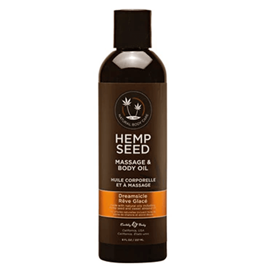 HEMP SEED Lubes Massage Oil Dreamsicle 8 fl oz / 237 ml
