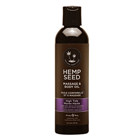 HEMP SEED Lubes Massage Oil - High Tide Scent 8 fl oz / 237 ml