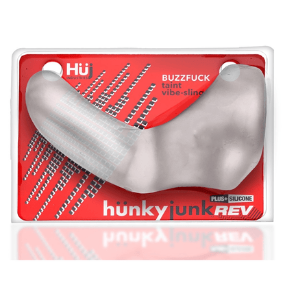 Hunkyjunk For Him BUZZFUCK, sling with taint vibe, CLEAR ICE