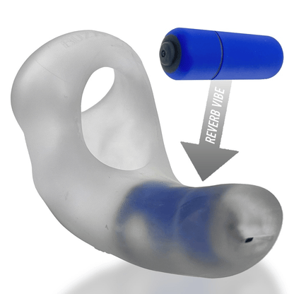 Hunkyjunk For Him BUZZFUCK, sling with taint vibe, CLEAR ICE