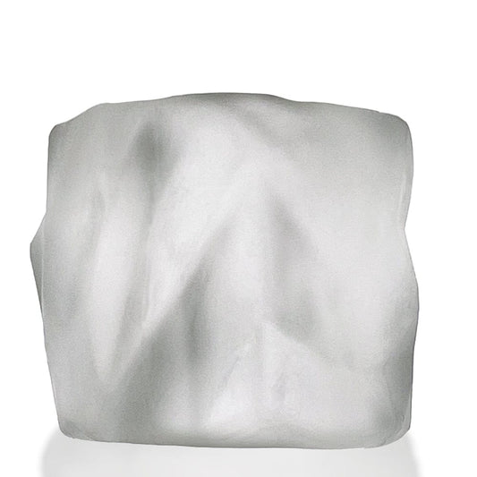 Hunkyjunk For Him FRACTAL tactile ballstretcher CLEAR  ICE