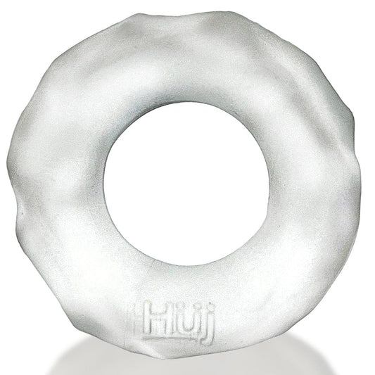 Hunkyjunk For Him FRACTAL tactile cockring CLEAR ICE