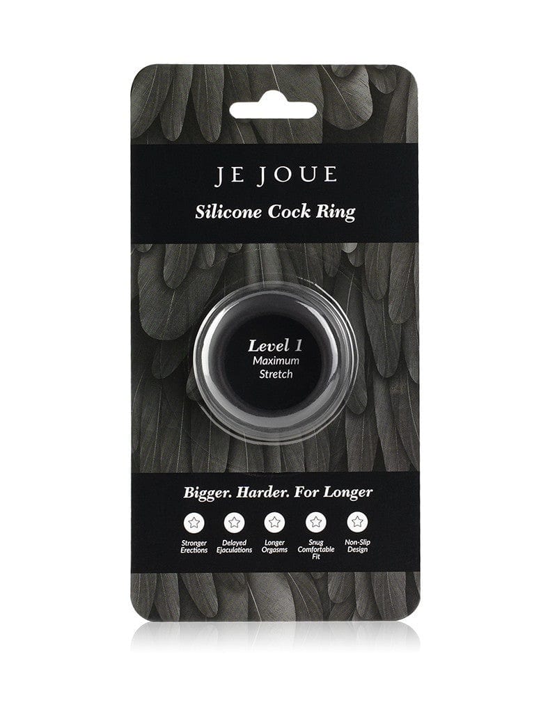 Je Joue Other Black Silicone C-Ring - Maximum Stretch