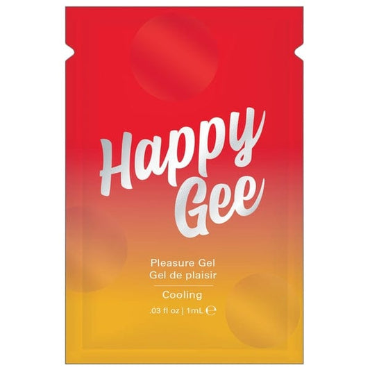 Jelique Lubes HAPPY GEE  COOLING PLEASURE GEL - FOIL - 0.03 fl oz | 1 mL