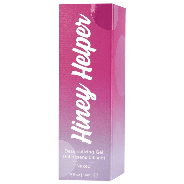 Jelique Lubes HINEY HELPER Desensitizing Gel Naked .5oz | 15mL