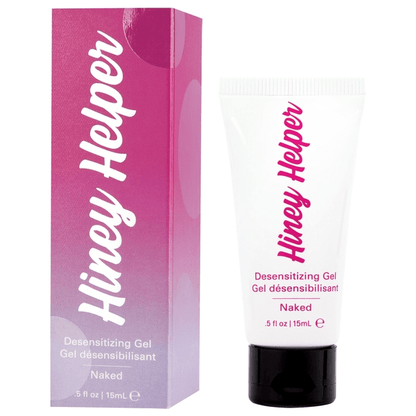 Jelique Lubes HINEY HELPER Desensitizing Gel Naked .5oz | 15mL