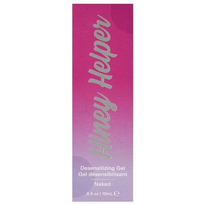 Jelique Lubes HINEY HELPER Desensitizing Gel Naked .5oz | 15mL