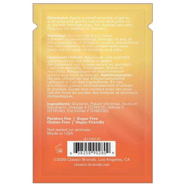 Jelique Lubes HONEY BUNS WARMING AROUSAL GEL - FOIL - 0.03 fl oz | 1 mL