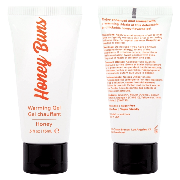Jelique Lubes HONEY BUNS Warming Arousal Gel Honey .5oz | 15mL