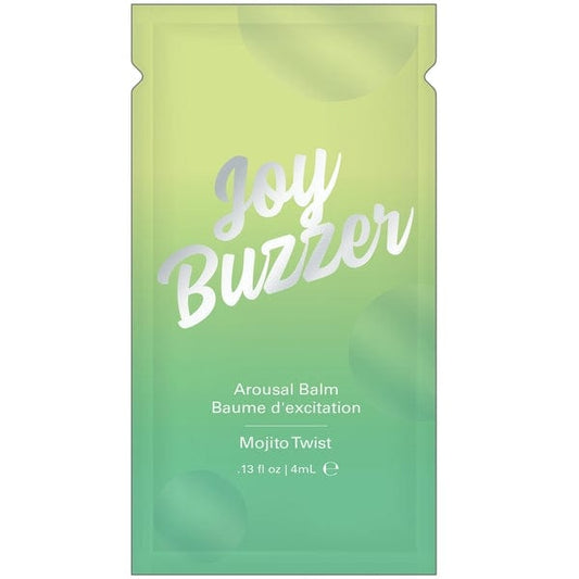 Jelique Lubes JOY BUZZER Clitoral Arousal Balm - Mojito Twist Foil - 0.13 floz  l 4 mL
