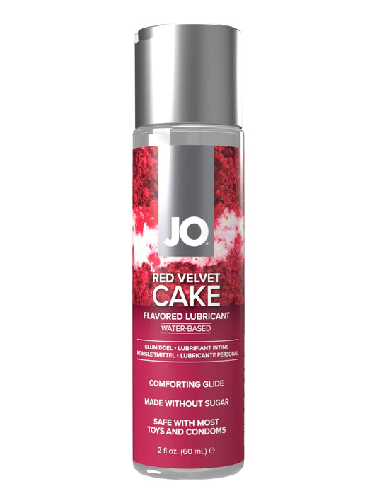 JO Lubricants Lubes Flavoured JO H2O Red Velvet Cake Flavored Lubricant - 2 fl oz 60 mL