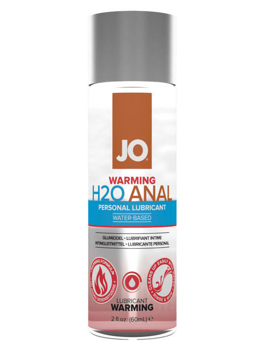 JO Lubricants Lubes JO H2O Anal - Warming - Lubricant 2 floz / 60 mL