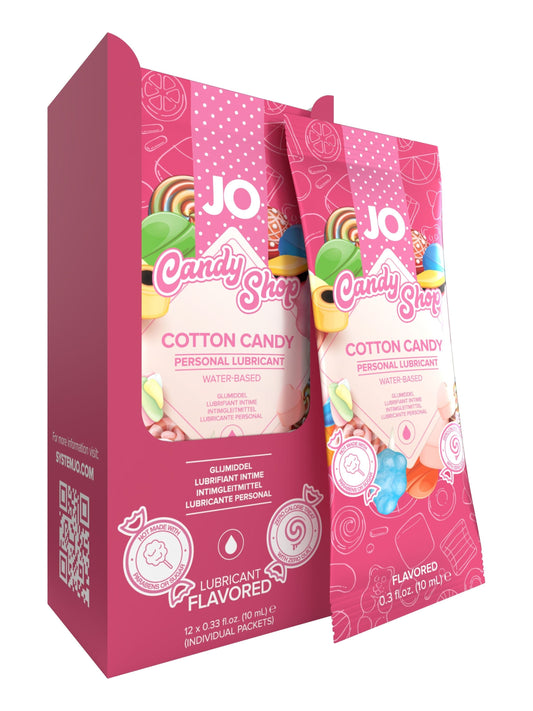 JO Lubricants Lubes JO H2O Foil Display Box - Cotton Candy - Lubricant 0.34 floz / 10 mL