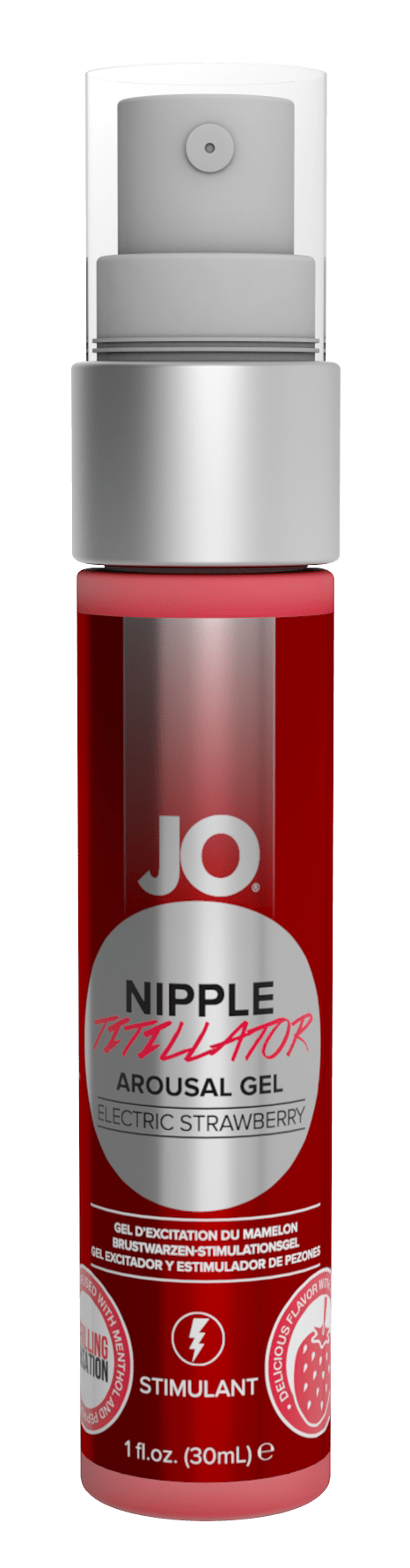 JO Lubricants Other JO Nipple Titillator - Strawberry - Stimulant 1 floz / 30 mL