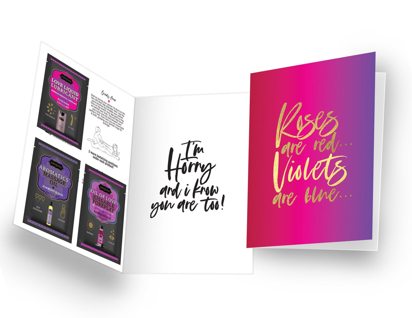 Kama Sutra Accessories / Miscellaneous Naughty Notes Roses Are Red, Violets Are Blue...I'm Horny, And I Know You Are Too!